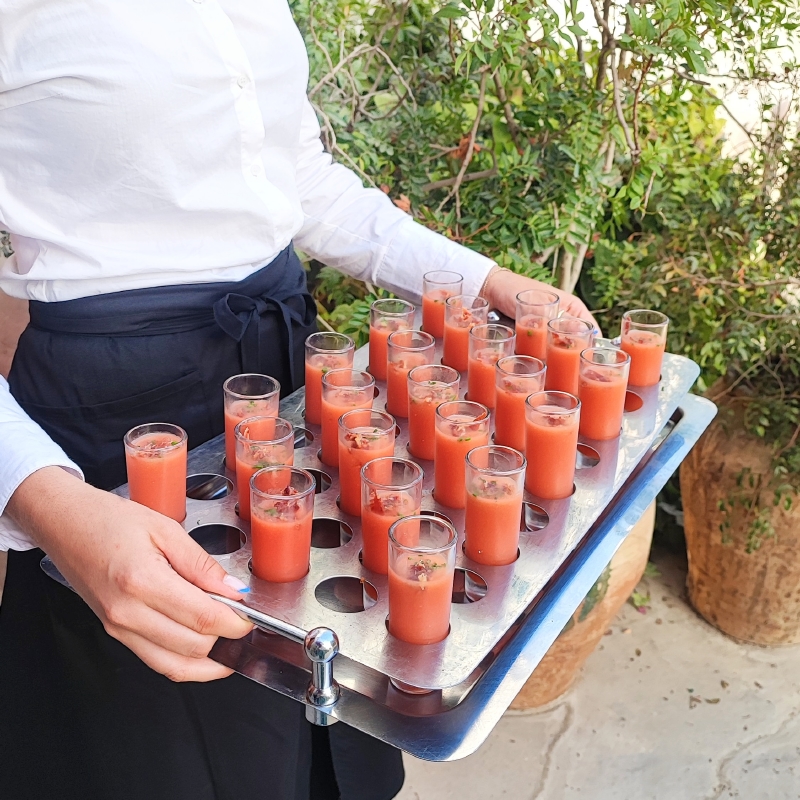 Gastronomía de Catering Noray para bodas y eventos en Valencia